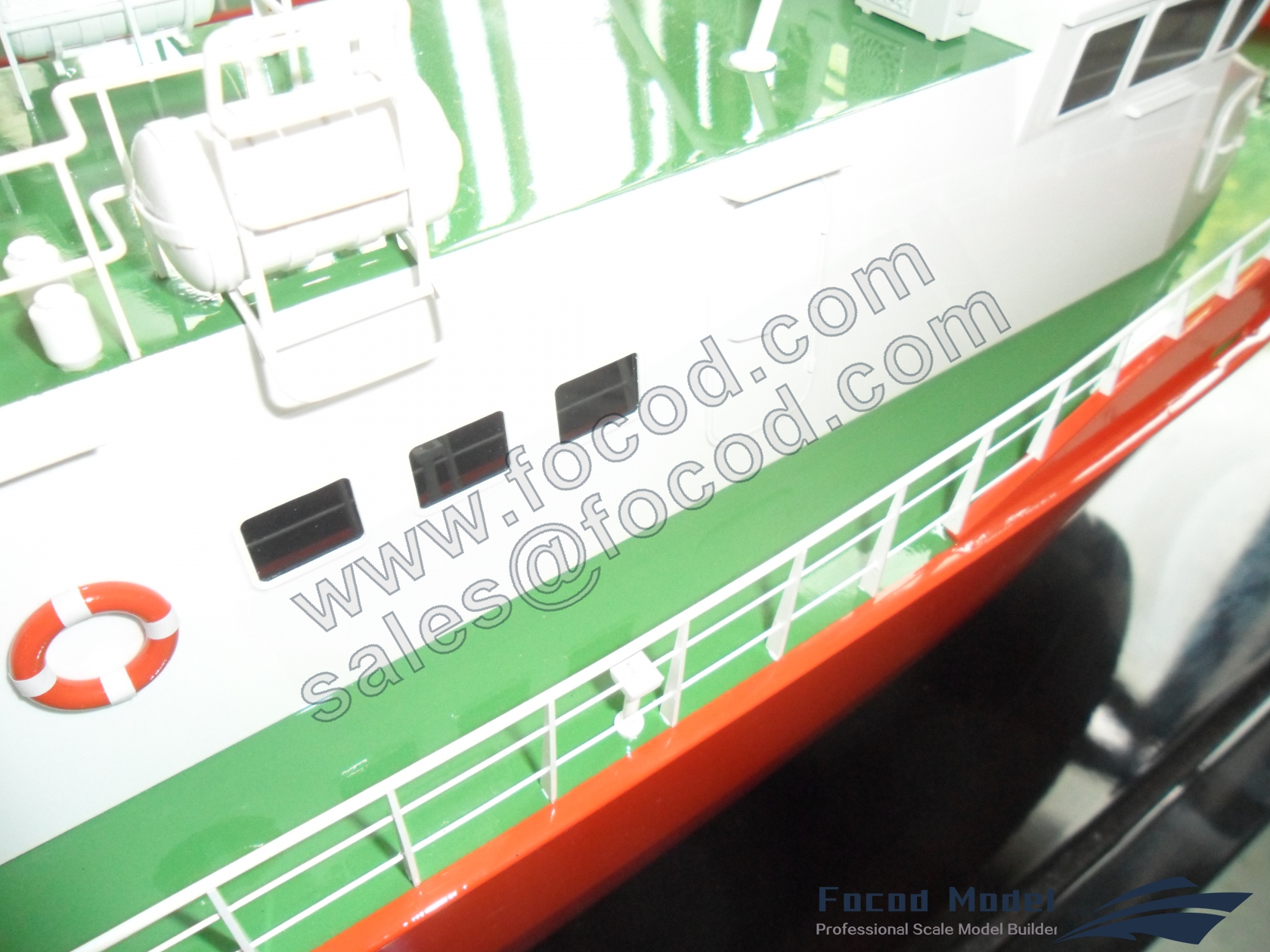 customized model of 24m Crew Boat
